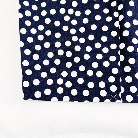 J. Crew Polka Dot Pencil Skirt 100% Cotton MINT SZ0 - Picture 3 of 8